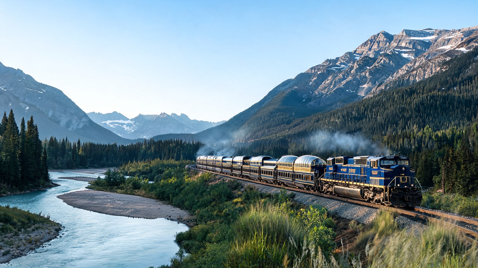 The Rocky Mountaineer, By Rail