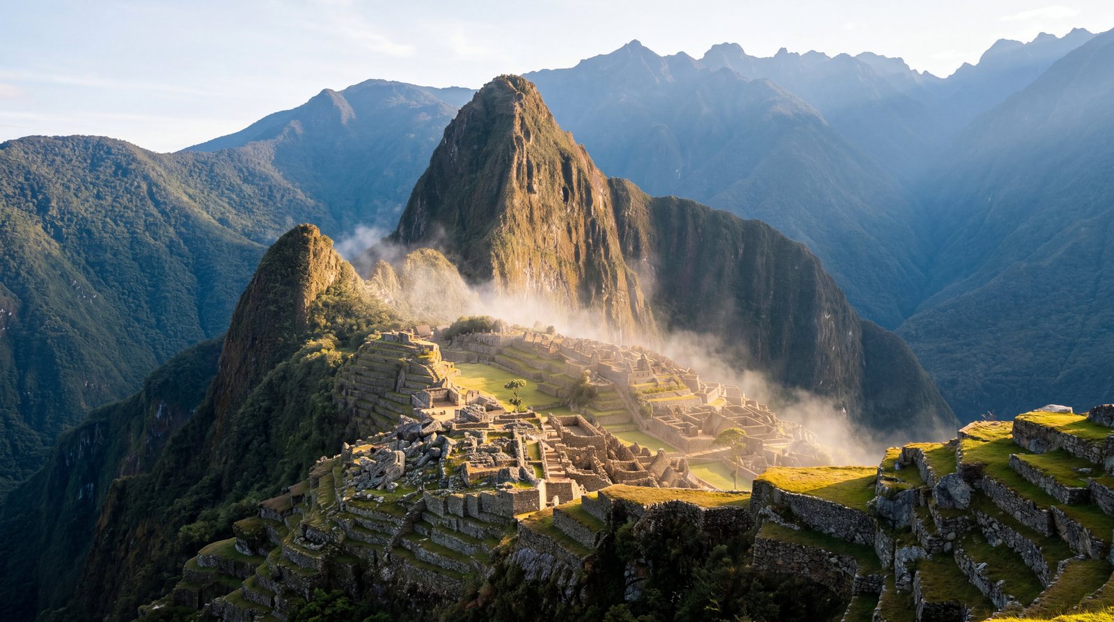 Machu Picchu at dawn, Peru